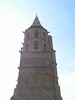 Avignonet-Lauragais, Eglise Notre-Dame des Miracles, Clocher (3)